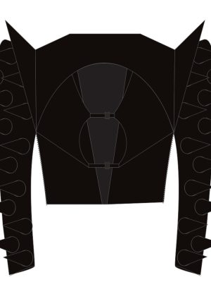 SPIKE DESIGN SHORT JACKET